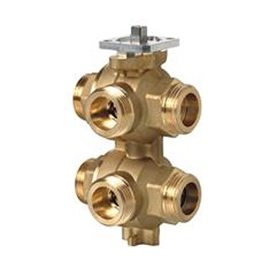 Siemens Brass Ball Valve, Ball Valve, Threaded, G G1 Bin, 16bar Operating Pressure | VWG41.20-0.4-3.45 / S55230-V189