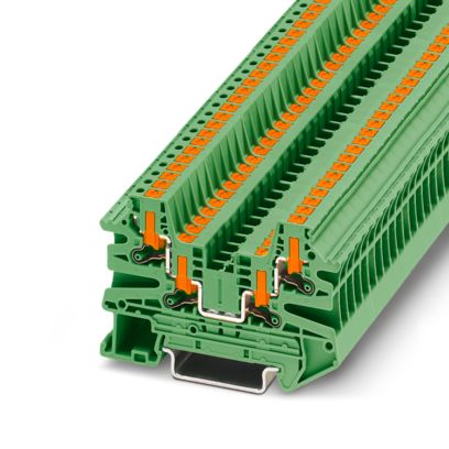 Phoenix Contact 1291513 Green, 2.5mm², 1-Level, Push In Termination | 1291513