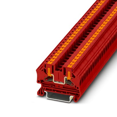Phoenix Contact 1291847 Red, 4mm², 1-Level, Push In Termination | 1291847