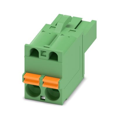 Phoenix Contact PCB Terminal Block, 2-Contact, 5mm Pitch, Push-In, 1-Row, Socket Termination | 1909210