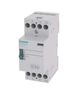 Siemens SENTRON 5TT INSTA Contactor, 220 V ac/dc Coil, 4-Pole, 25 A, 3NO, 400 V ac | 5TT5031-6