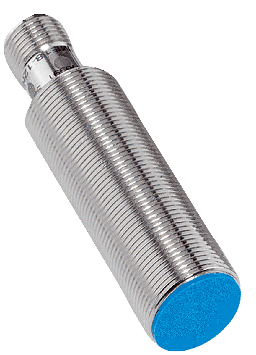 SICK Inductive Threaded Barrel Proximity Sensor, M18, 12 mm Detection, PNP NO, 10 → 30 V dc | IME18-12BPSZC0S