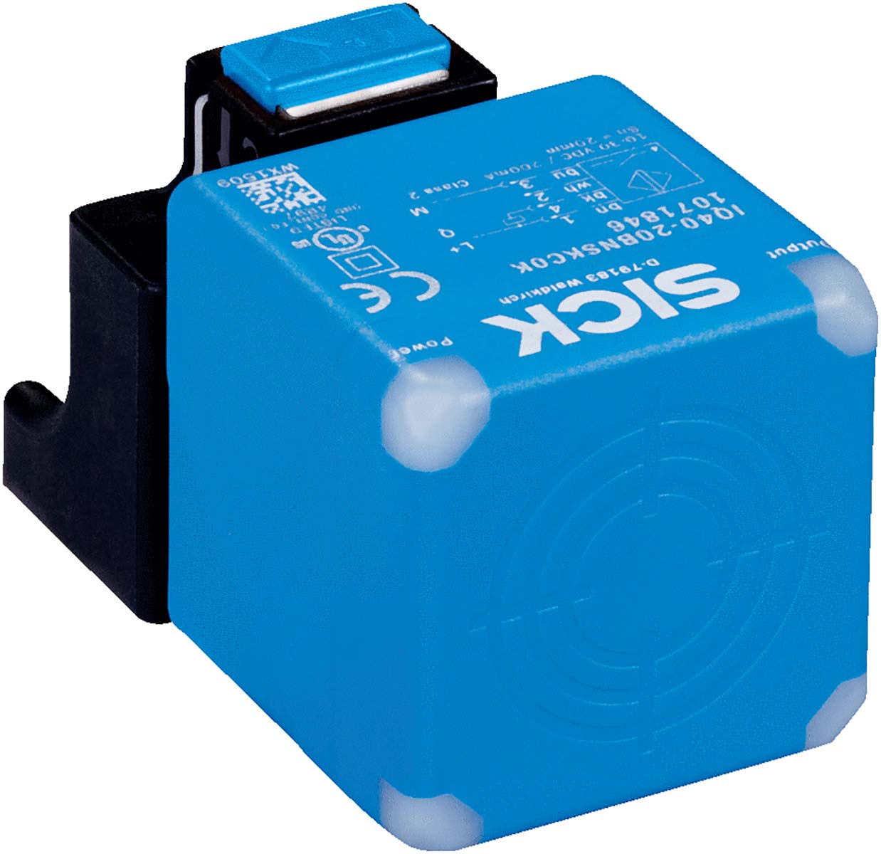 SICK Inductive Block Proximity Sensor, 40 mm Detection, PNP NO+NC, 10 → 30 V dc | IQ40-40NPPKC0K