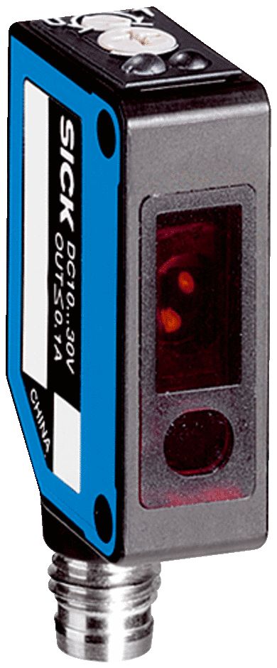 SICK Background Suppression Photoelectric Sensor, Block Sensor, 5 mm → 100 mm Detection Range | WTB8-P2111