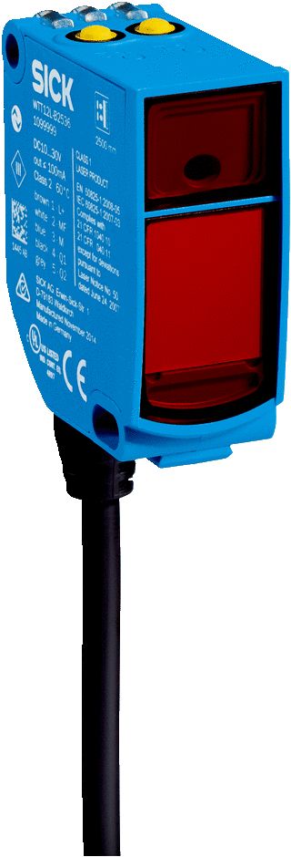 SICK Background Suppression Photoelectric Sensor, Block Sensor, 50 mm → 3.8 m Detection Range | WTT12L-B3567