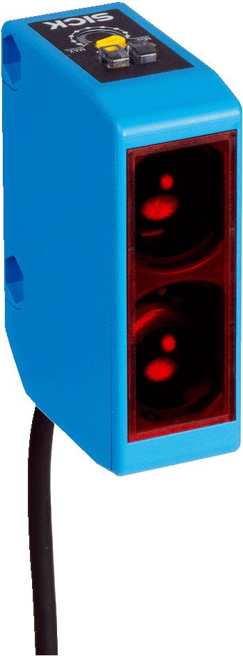 SICK Background Suppression Photoelectric Sensor, Block Sensor, 100 mm → 300 mm Detection Range | WTB250-2P1131