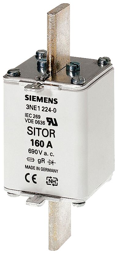 Siemens 250A Centred Tag Fuse, NH1, 690V | 3NE1227-2