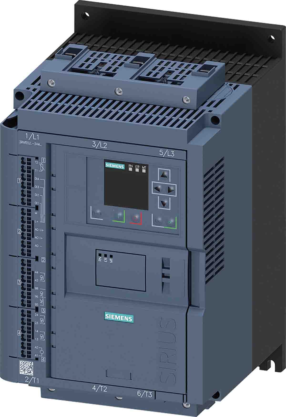 Siemens SIRIUS 3RW Motor Starter, , 55 kW, 690 V ac, 3 Phase | 3RW5525-3HA06