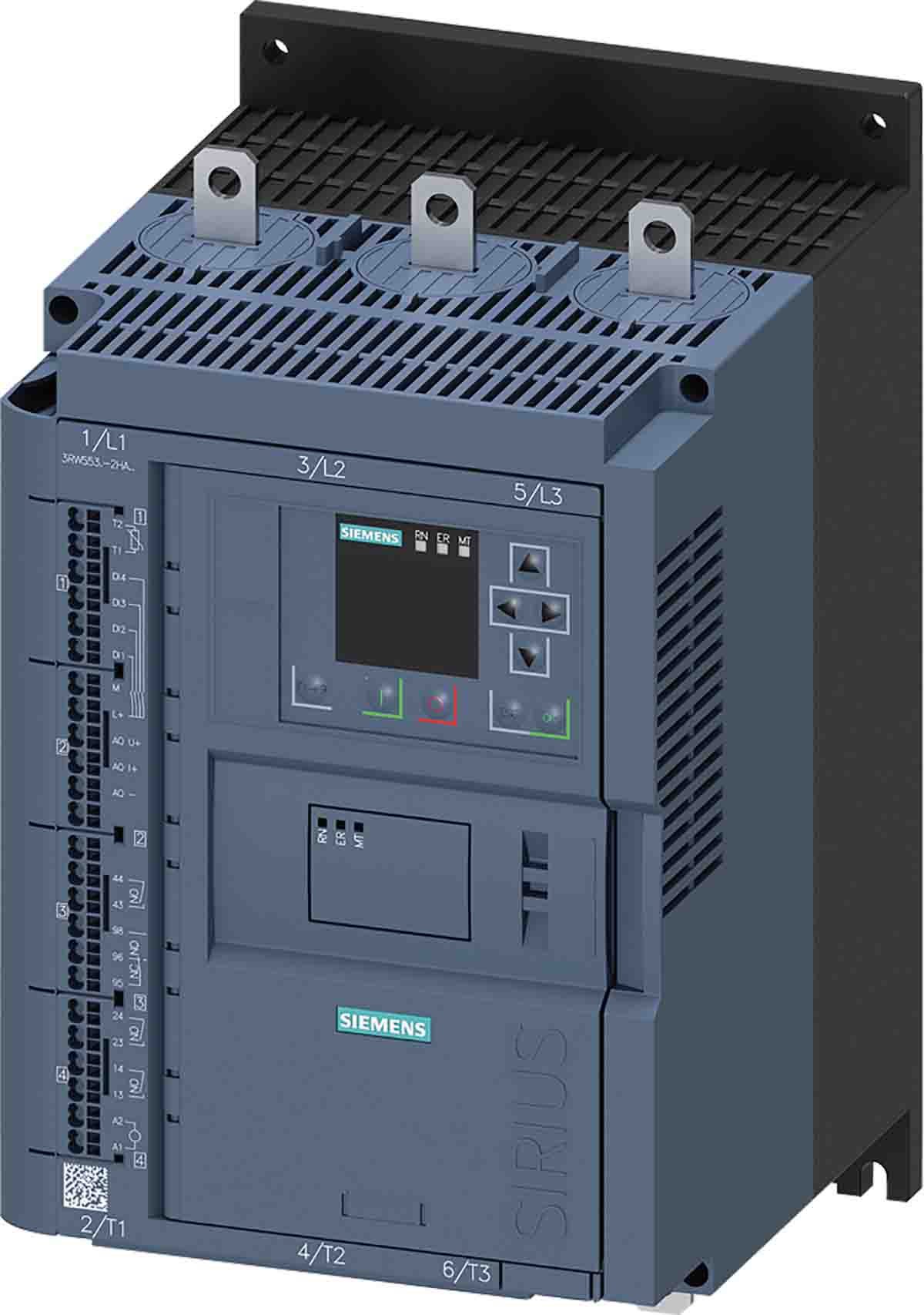 Siemens SIRIUS 3RW Motor Starter, , 110 kW, 480 V ac, 3 Phase | 3RW5534-2HA14