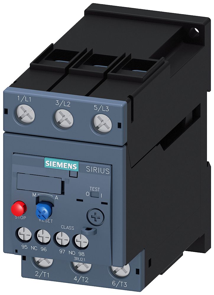 Siemens SIRIUS 3RU2 Thermal Overload Relay, 32 A F.L.C, 3 A Contact Rating, 15 kW, 18.5 kW, 30 kW, 690 V, SIRIUS | 3RU2136-4EB1
