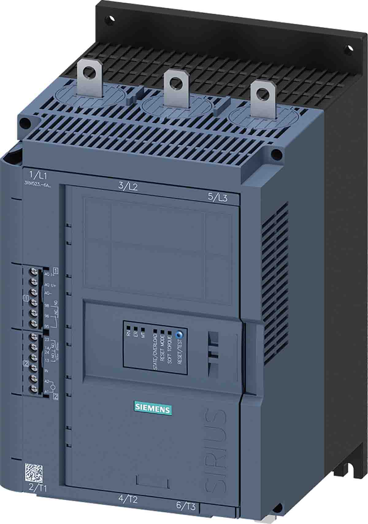 Siemens SIRIUS 3RW Soft Starter, , 75 kW, 600 V ac, 3 Phase | 3RW5234-6AC05