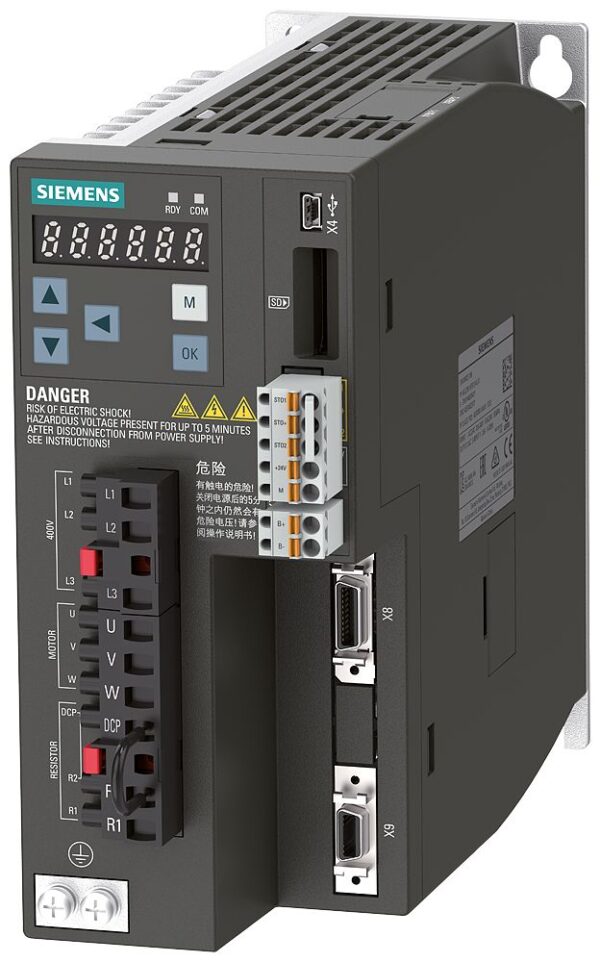 Siemens 0.75 kW Servo Drive, 380 - 480 V, 3 Phase, 6.3 A, 480 V