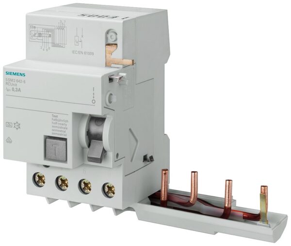 Siemens SENTRON 5SM2 MCB, 4P, 63A, Type AC