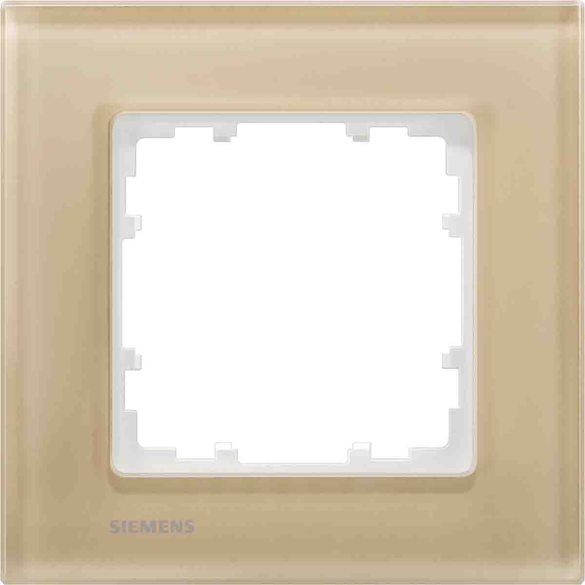 Siemens White 1 Gang Frame | 5TG1201-4