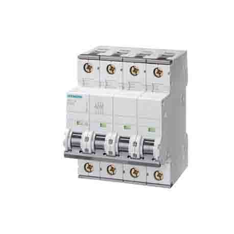 Siemens SENTRON 5SY4 MCB, 4P, 8A Curve C, 400V AC, 72V DC, 5 kA Breaking Capacity | 5SY4408-7