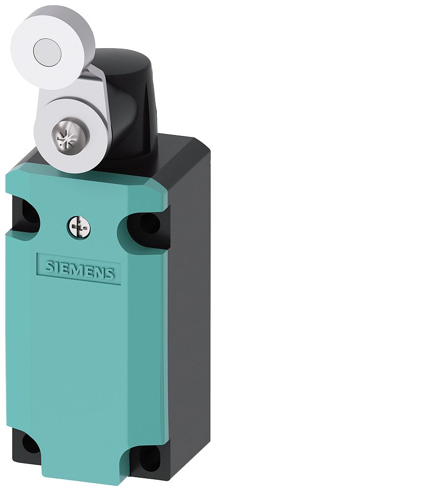 Siemens 3SE5 Series Roller Lever Limit Switch, 1NC/1NO, IP66, IP67, Metal Housing, 400V ac Max, 4A Max | 3SE5112-0BH02