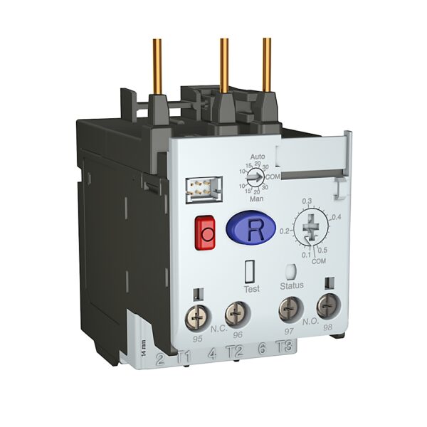Allen Bradley Overload Relay 1NC + 1NO, 0.1 → 0.5 A F.L.C, 500 mA Contact Rating, 3P, Bulletin