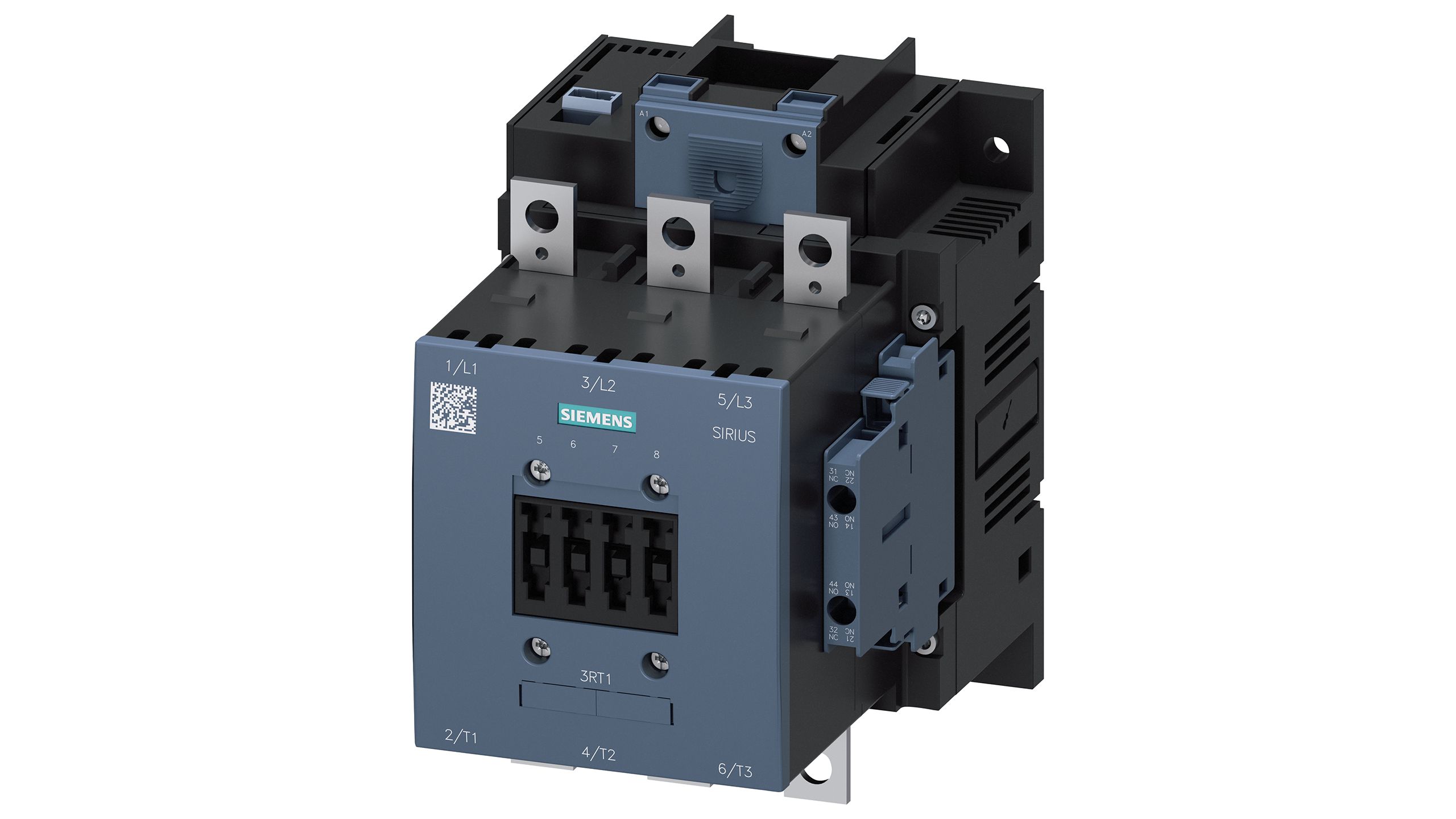 Siemens SIRIUS 3RT Size S6, 3RT14 Contactor, 3-Pole, 2NO + 2NC | 3RT1456-6NP36