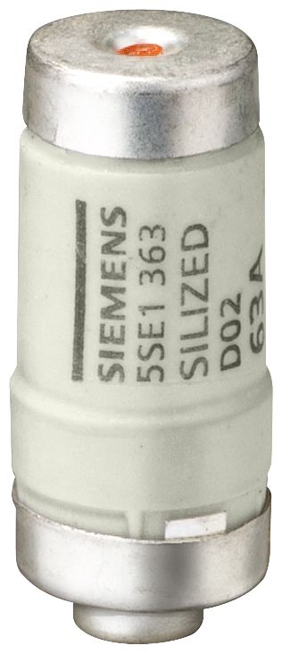 Siemens 63A D02 Neozed Fuse, gR, 400V | 5SE1363