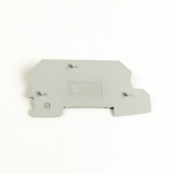 Allen Bradley, 1492 End Barrier for use with 1492-JP3, JP3FB, JPG3FB, JPGKD3, JPGKD3TP, JPKD3