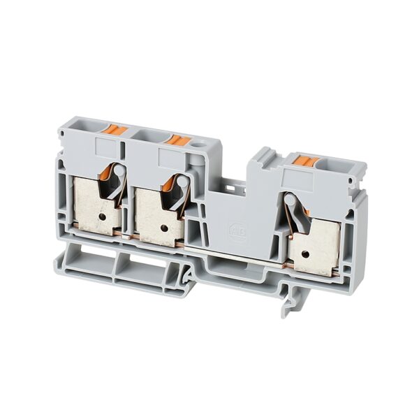 Allen Bradley 1492-P16T 1492-P Series Grey, 16mm², Push In Termination, ATEX