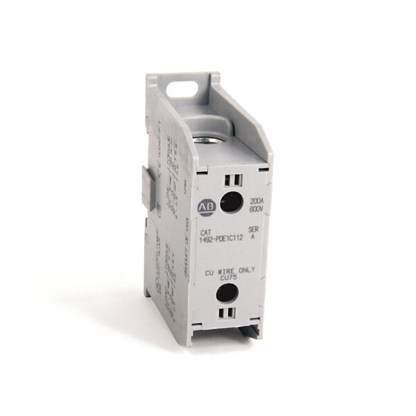 Allen Bradley Distribution Block, 1 Way, 200A, 600 V, White