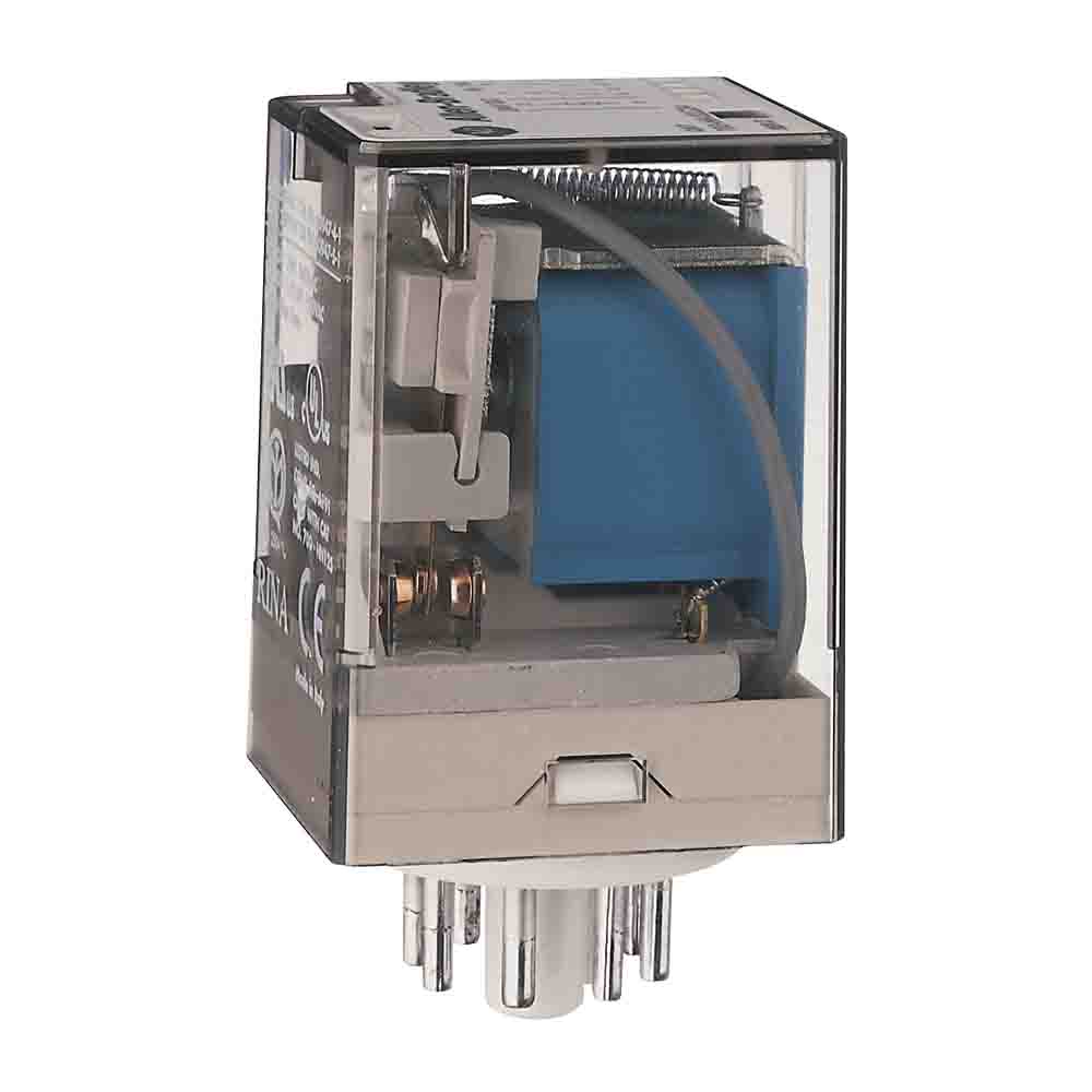 Allen Bradley Plug In Non-Latching Relay, 12V dc Coil, 6A Switching Current, DPDT | 700-HAX2Z12