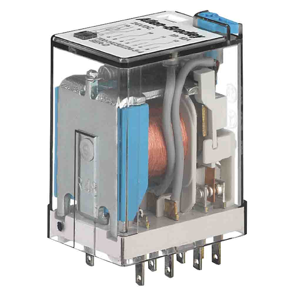 Allen Bradley Plug In Non-Latching Relay, 24V dc Coil, 10A Switching Current, DPDT | 700-HC22A24