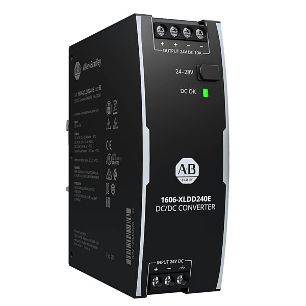 Allen Bradley 1606-XLD DC-DC Converter, 24V dc/ 5A Output, 24 → 28 V dc Input, 120W, Panel Mount, +70°C Max Temp