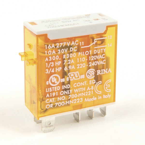 Allen Bradley Plug In Non-Latching Relay, 120V ac Coil, 16A Switching Current, SPDT