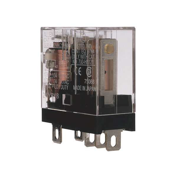 Allen Bradley Plug In Non-Latching Relay, 120V ac Coil, 8A Switching Current, SPDT