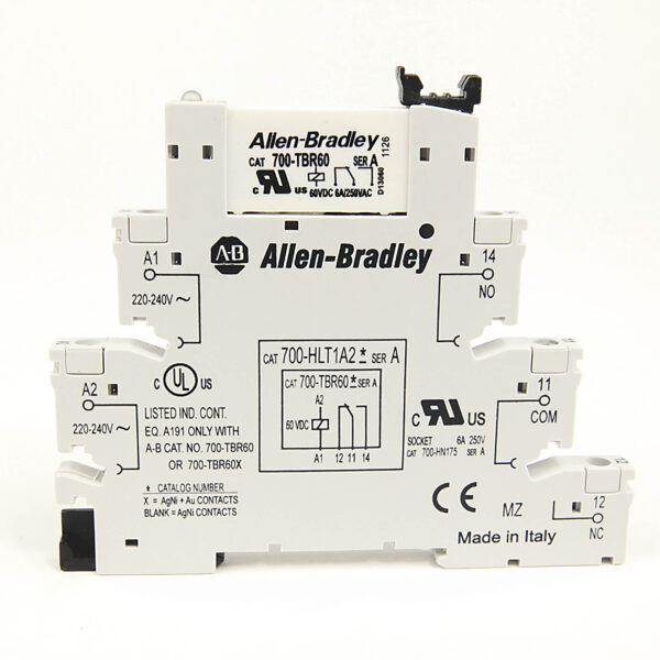 Allen Bradley 700-HL Series Interface Relay Module, DIN Rail Mount, 24V dc Coil, 6A Load