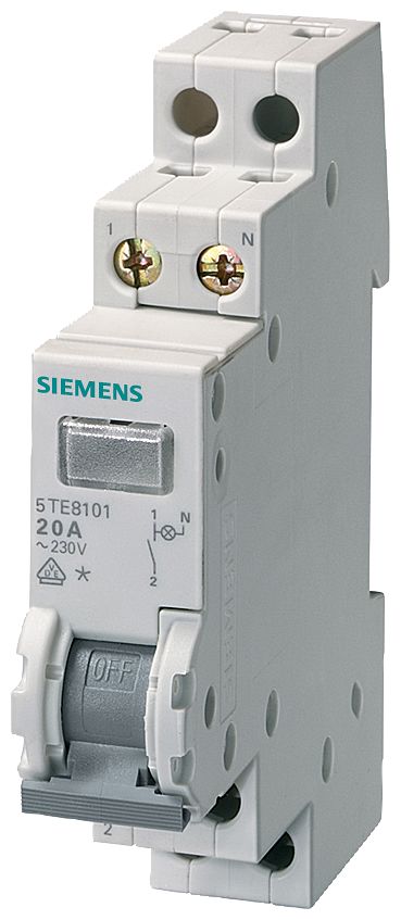 Siemens 2P Pole Non-Fused Switch Disconnector - 20A Maximum Current | 5TE8102