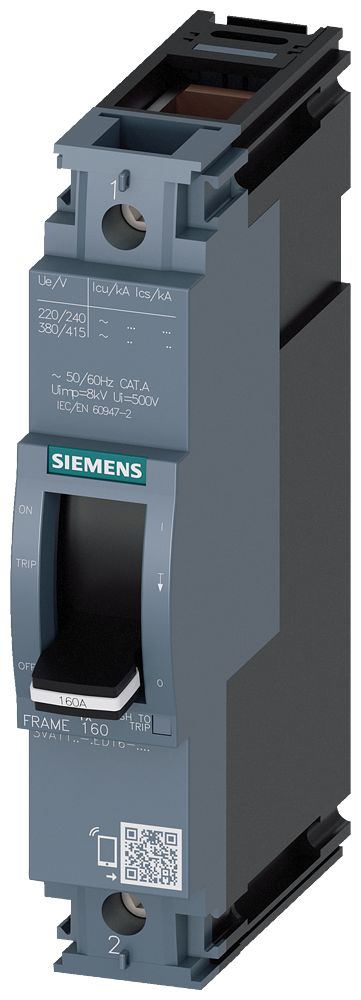 Siemens SENTRON 3VA1 MCB, 1P, 20A | 3VA1120-3ED16-0AA0