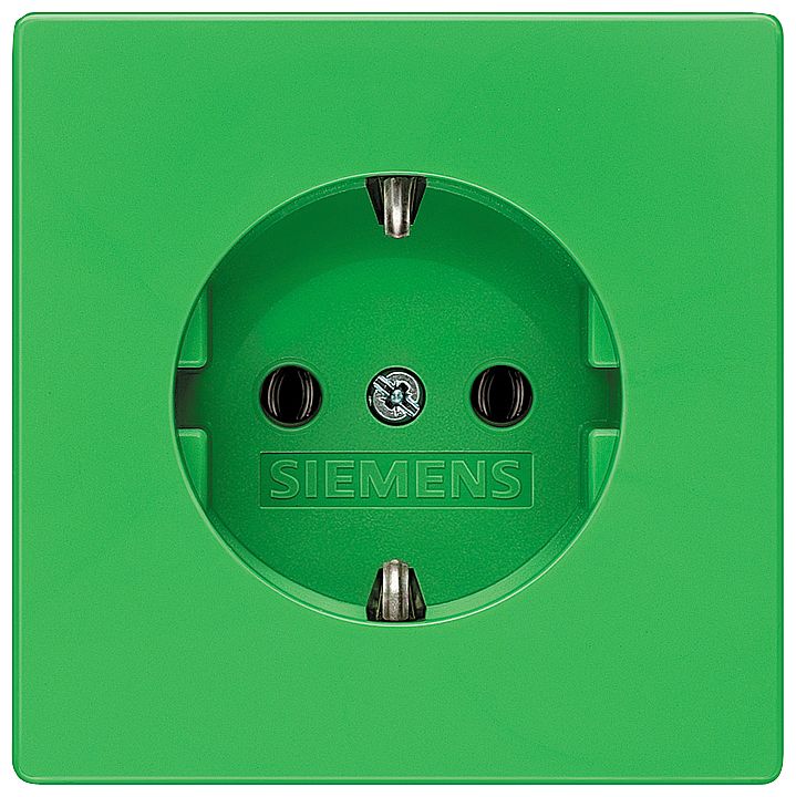 Siemens IP20 Green Socket Socket, Rated At 16A, 250 V | 5UB1851
