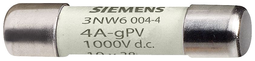 Siemens 20A Cartridge Fuse, 10 x 38mm | 3NW6007-4
