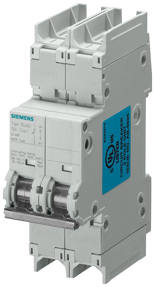 Siemens SENTRON 5SJ MCB, 2P, 20A | 5SJ4220-7HG41