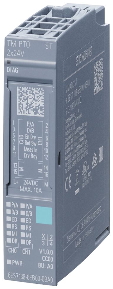 Siemens 6ES713 Series Interface Module for Use with SIMATIC I/O System, Digital, Digital | 6ES71386EB000BA0