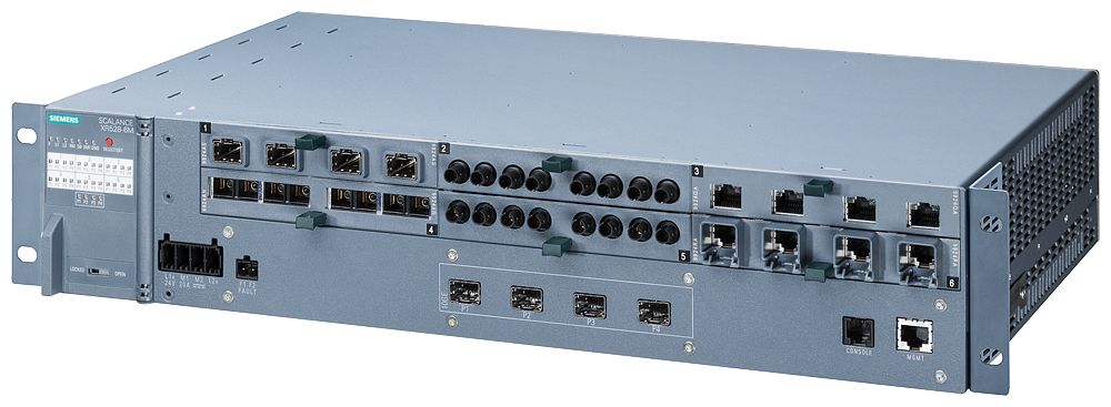 Siemens Managed 12 Port Ethernet Switch With PoE | 6GK55280AA002HR2