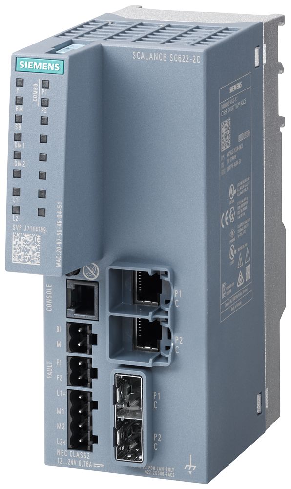 Siemens Managed 2 Port Ethernet Switch | 6GK56222GS002AC2