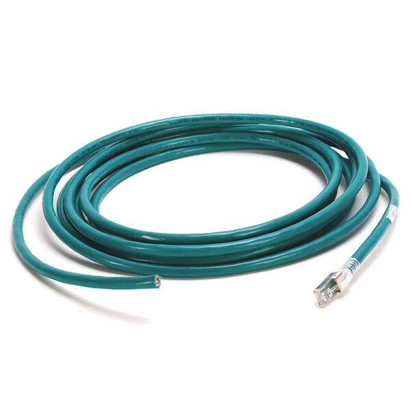 Allen Bradley, 2m Cat5e, Green RJ45 to RJ45, Unshielded Twisted Pair (UTP), Terminated