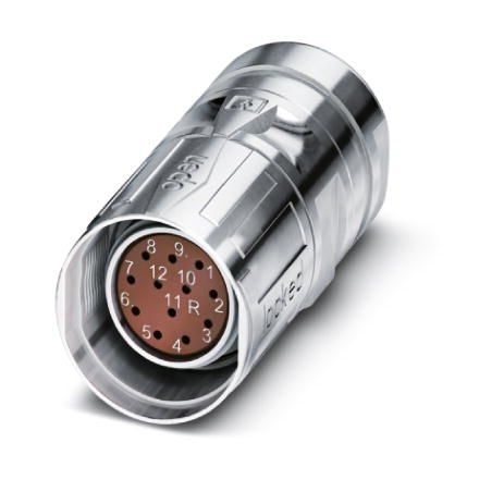 Phoenix Contact Circular Connector, 12 Contacts, Cable Mount, M23 Connector, Socket | 1619460