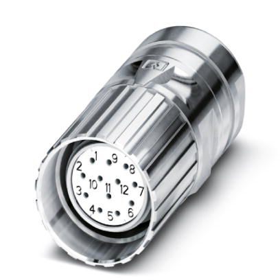 Phoenix Contact Circular Connector, 17 Contacts, Front Mount, M23 Connector, Socket | 1619728