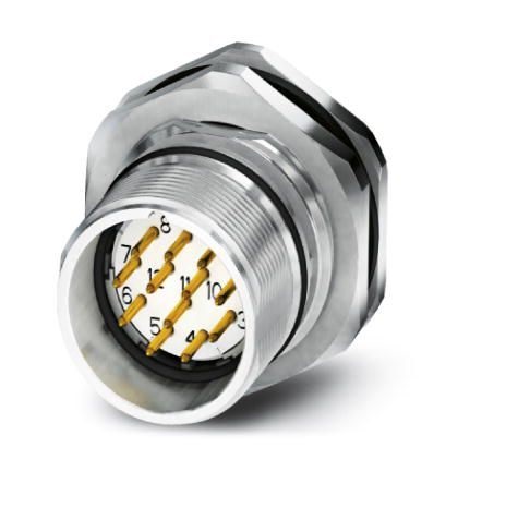 Phoenix Contact Circular Connector, 17 Contacts, Rear Mount, M23 Connector, Plug | 1619781