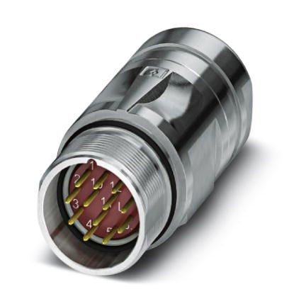 Phoenix Contact Circular Connector, 17 Contacts, M23 Connector, Plug | 1620000
