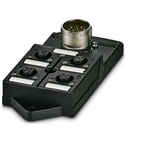 Phoenix Contact Sensor Box, M12, 5 way, 4 port | 1692417