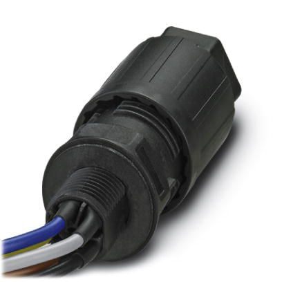Phoenix Contact Circular Connector, 5 Contacts, Front Mount, M20 Connector, Socket, IP66, IP68, IP69K, QPD Series | 1403731