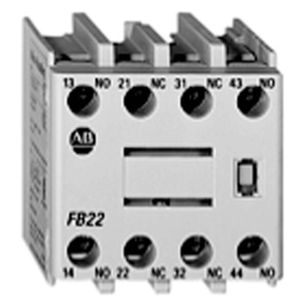 Allen Bradley Auxiliary Contact, 4 Contact, 2NC/2NO, Front Mounting, 100-CRFA22 100-C Contactors