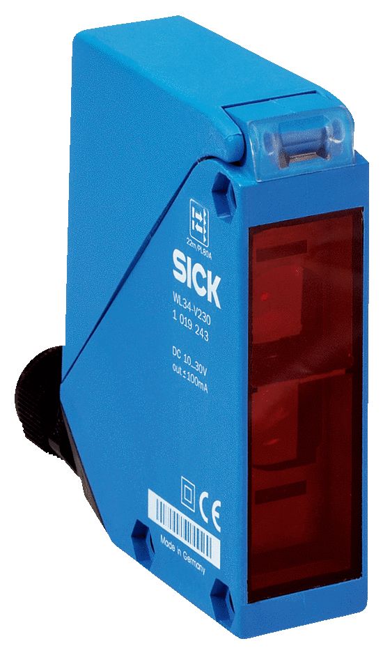 SICK Retroreflective Photoelectric Sensor, Block Sensor, 0.03 m → 22 m Detection Range | WL34-V530