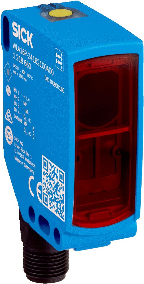 SICK Retroreflective Photoelectric Sensor, Rectangular Sensor, 10 m Detection Range IO-LINK | WLA16P-24162130A00